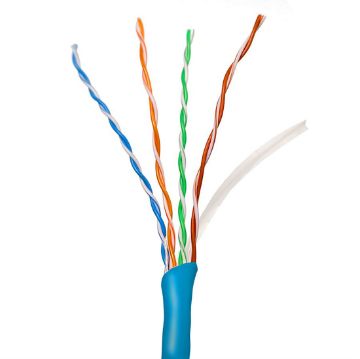 Picture of Red Atom Cat 6 Wire with Spline 1,000' Box (blue)