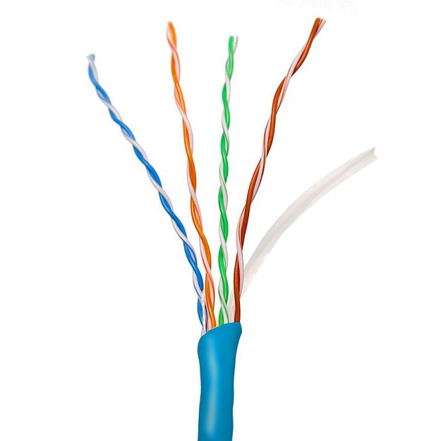 Picture of Red Atom Cat 6 Wire with Spline 1,000' Box (blue)