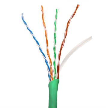 Picture of Red Atom Cat 6 Wire with Spline 1,000' Box (green)