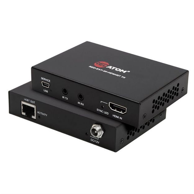 Picture of Red Atom HDBaseT 40M 4K Extender - 10.2G Transport w/ IR/RS2
