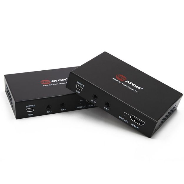 Picture of Red Atom HDMI Extender over CAT 5/6/7 (4K30-444) - UTP + POE
