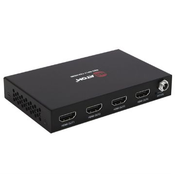 Picture of Red Atom HDMI 2.0 1x4 Splitter w/ Scaling, EDID, HDCP 2.2