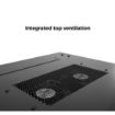 Picture of Red Atom 27U Enclosed Locking Rack with Active Cooling(V2)