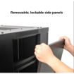 Picture of Red Atom 27U Enclosed Locking Rack with Active Cooling(V2)