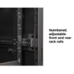 Picture of Red Atom 27U Enclosed Locking Rack with Active Cooling(V2)