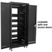 Picture of Red Atom 35U Enclosed Locking Rack with Active Cooling(V2)