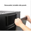 Picture of Red Atom 35U Enclosed Locking Rack with Active Cooling(V2)