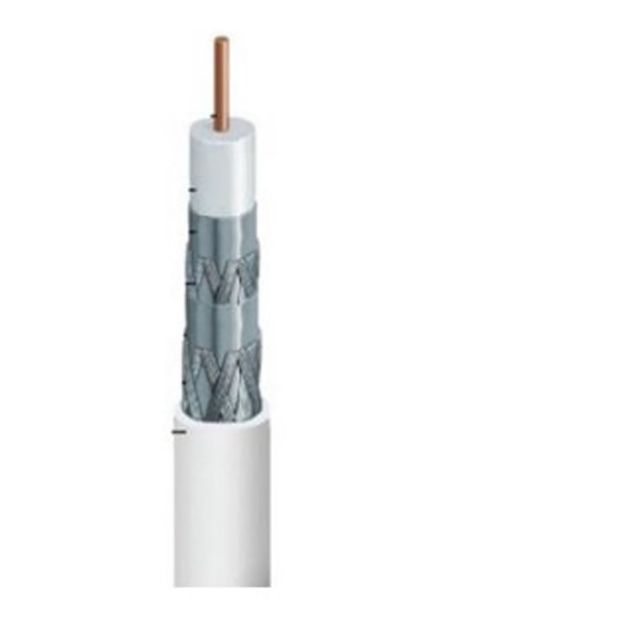 Picture of Wavenet RG6 QUAD SHIELD PLENUM 1,000' REELEX II(white)