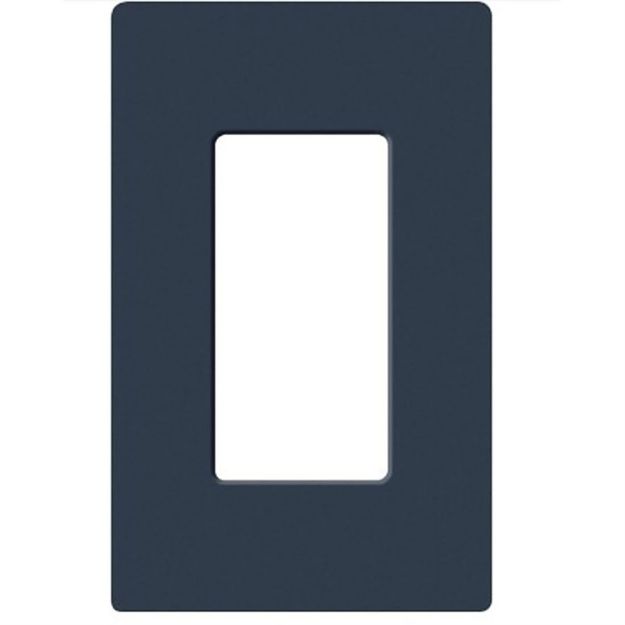 Picture of Lutron Claro 1-Gang Satin Wall Plate (deep sea)