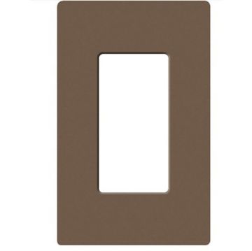 Picture of Lutron Claro 1-Gang Satin Wall Plate (espresso)