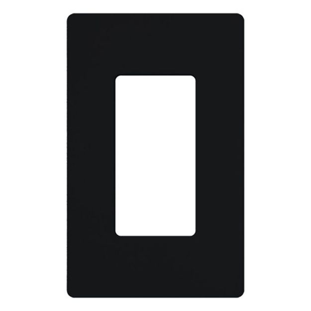 Picture of Lutron Claro 1-Gang Satin Wall Plate (Midnight)