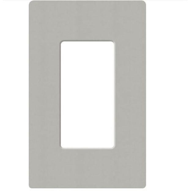 Picture of Lutron Claro 1-Gang Satin Wall Plate (pebble)