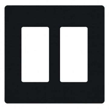 Picture of Lutron Claro 2-Gang Satin Wallplate (Midnight)