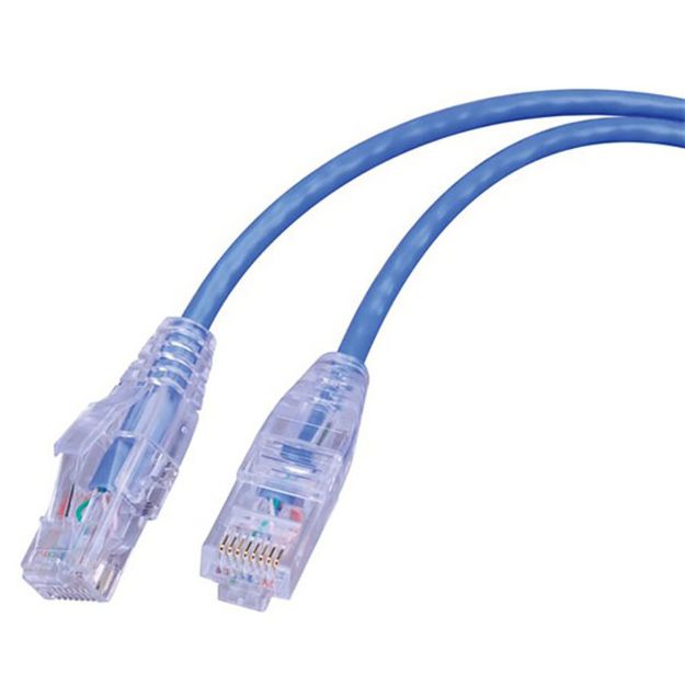 Picture of Vanco Ethernet Patch Cable Super Slim Cat 6 14' (Blue)