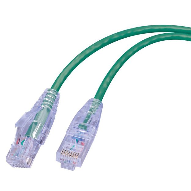 Picture of Vanco Ethernet Patch Cable Super Slim Cat 6 1' (Green)