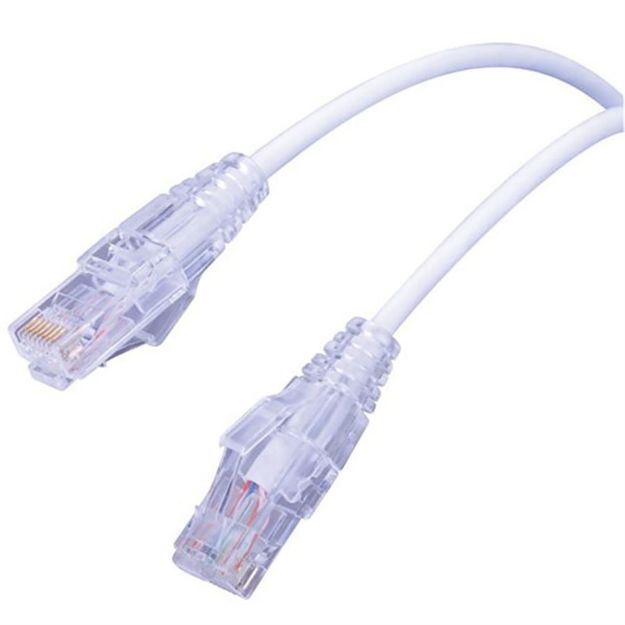 Picture of Vanco Ethernet Patch Cable Super Slim Cat 6 50' (White)