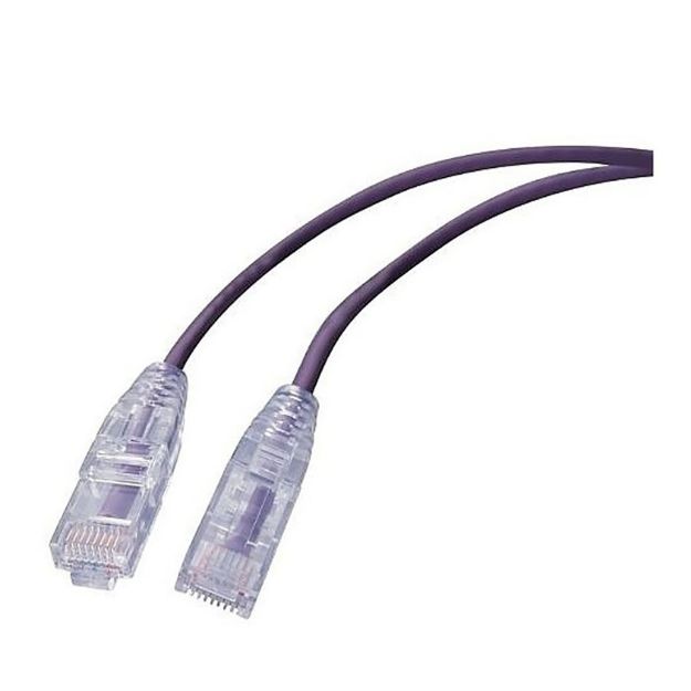 Picture of Vanco Ethernet Patch Cable Super Slim Cat 6 5' (Purple)