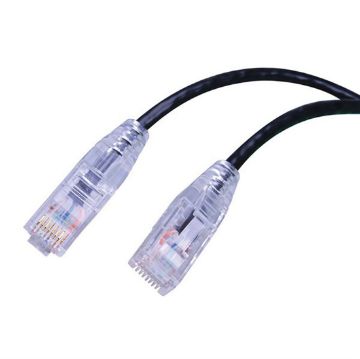 Picture of Vanco Ethernet Patch Cable Super Slim Cat 6 7' (Black)