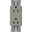 Picture of Lutron Claro 15amp Duplex Outlet (cobblestone)