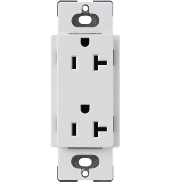 Picture of Lutron Satin Color 20A Duplex Receptacle (mist)