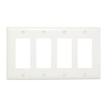 Picture of On-Q Wall Plate Decorator 4-Gang (white)