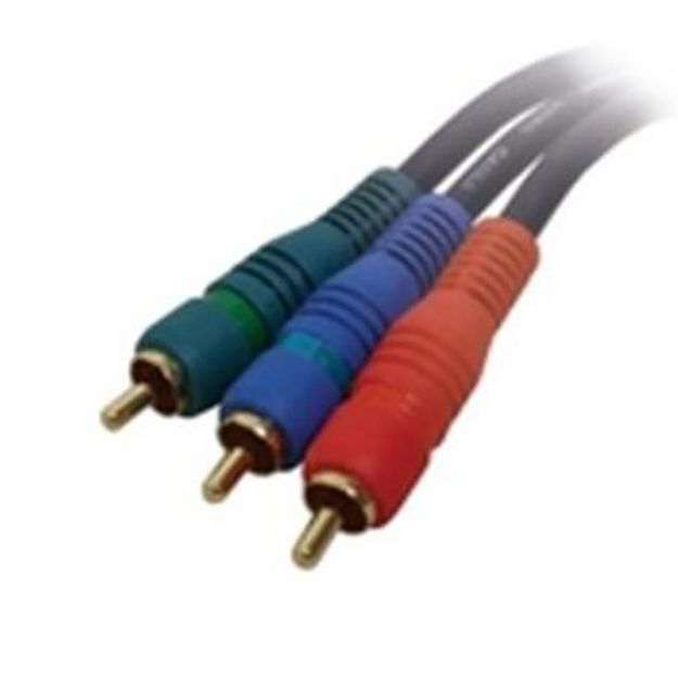 Picture of Quest 25' 3-RCA Male to 3-RCA Male Component Cable