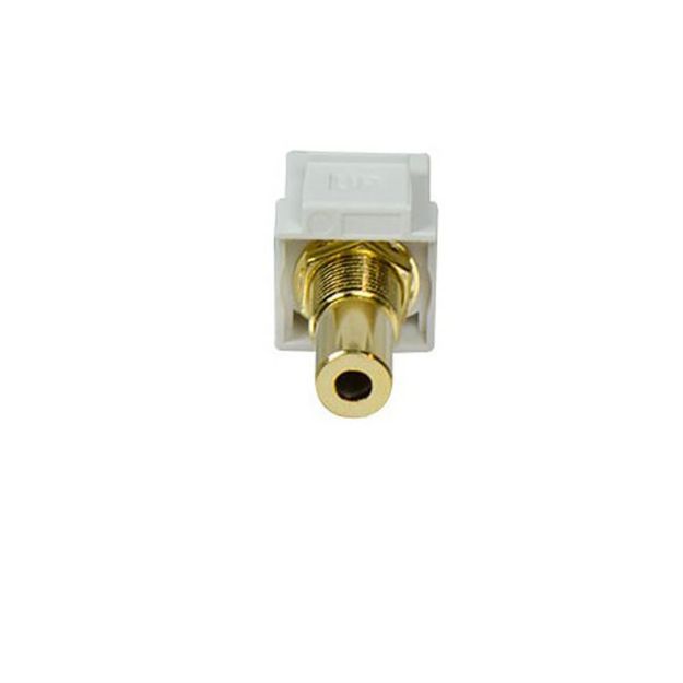 Picture of On Q Stereo Coupler Keystone Insert 3.5mm(white)