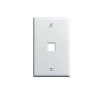 Picture of OnQ 1-GANG WALL PLATE 1 PORT WH (M10)