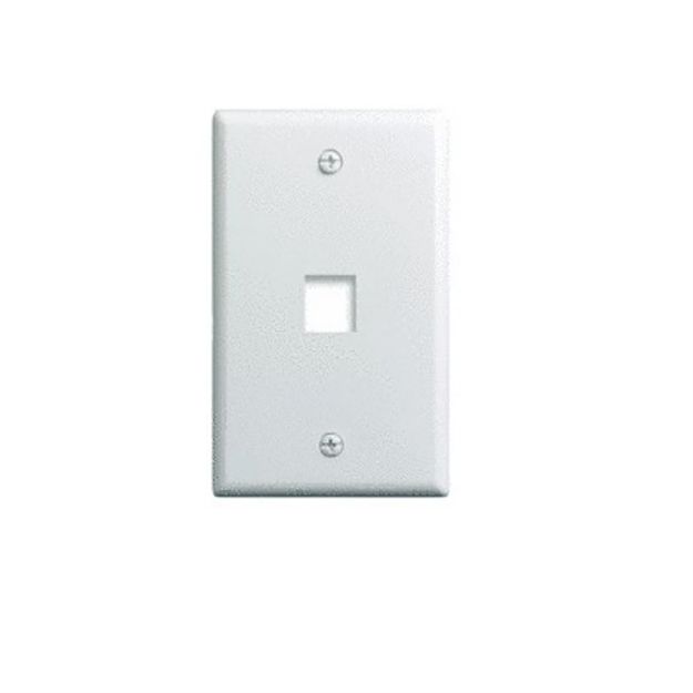 Picture of OnQ 1-GANG WALL PLATE 1 PORT WH (M10)