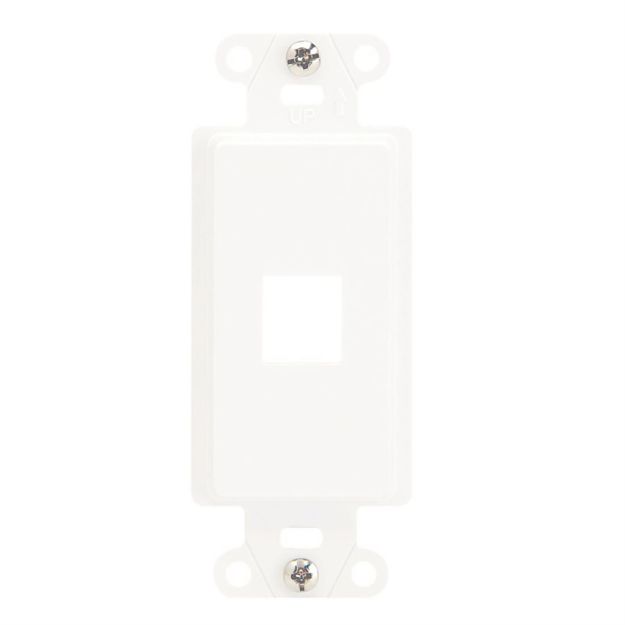 Picture of On-Q 1-Port Decorator Outlet Strap (white, 10 pk)