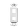 Picture of On-Q Decorator Strap 2 Port - White (10 Pack)