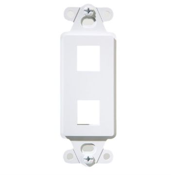 Picture of On Q DECOR OUTLET STRAP 2 PORT WH (M10)