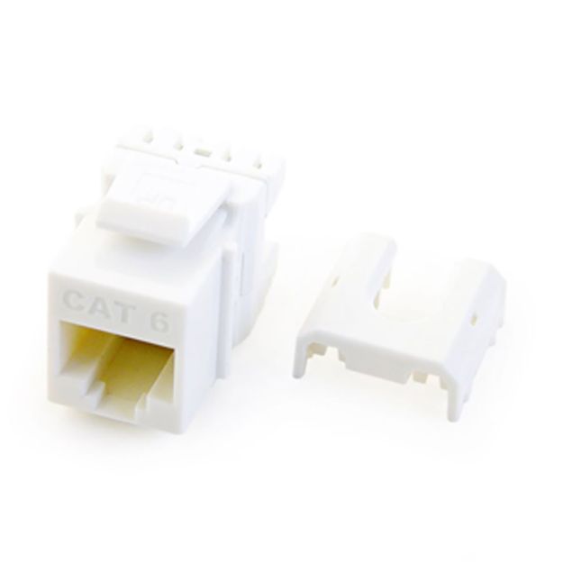Picture of On-Q QuickConnect Cat 6 RJ45 Keystone Insert (white)