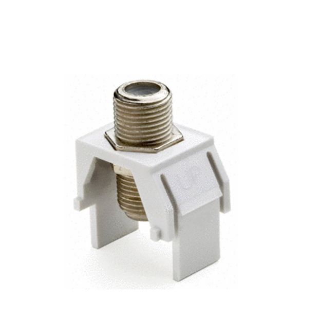 Picture of On-Q 1GHz F-Connector Keystone Insert (white)