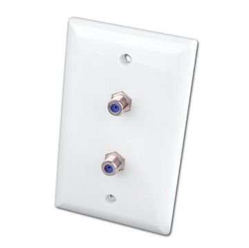 Picture of Vanco HD- Dual 1 GHz Video Wall Plate (White)