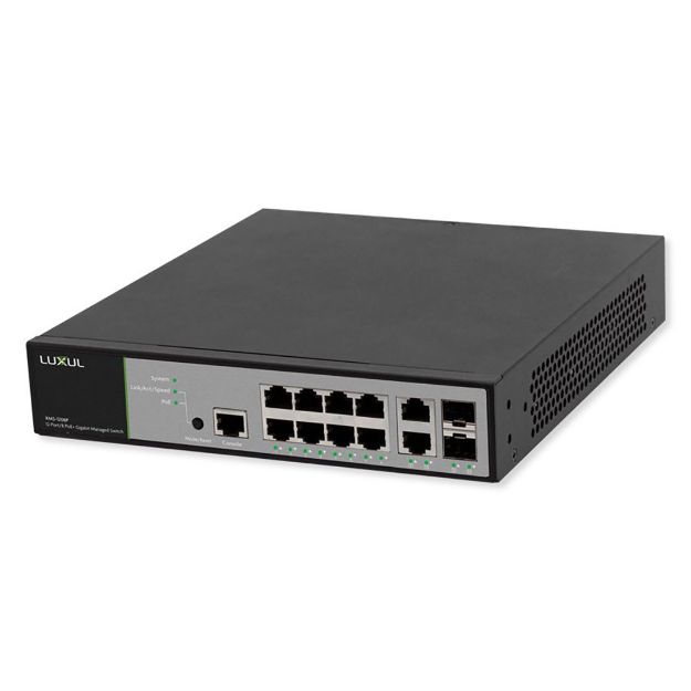 Picture of Luxul 12 Port/8 POE+ Managed S