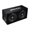 Picture of KICKER DC122 Dual 12” Loaded Enclosure w/ Comp 2-ohm 300W Su