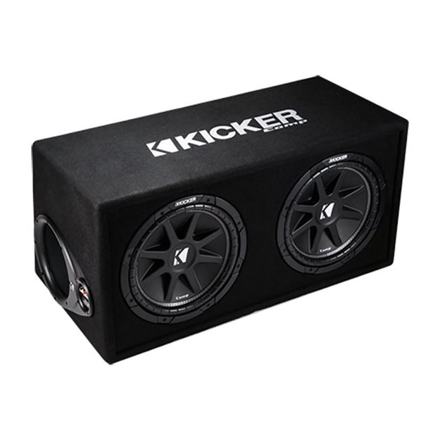 Picture of KICKER DC122 Dual 12” Loaded Enclosure w/ Comp 2-ohm 300W Su
