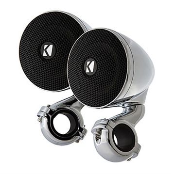 Picture of KICKER PSM 3" Powersports Enclosed Mini-Speakers (Pair, Chrome)