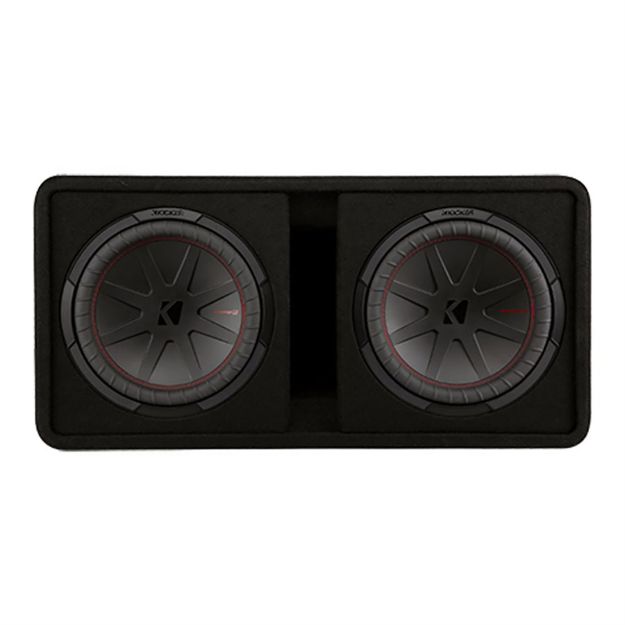 Picture of KICKER DCWR122 Dual 12” Loaded Enclosure w/ CompR 2-ohm 1000
