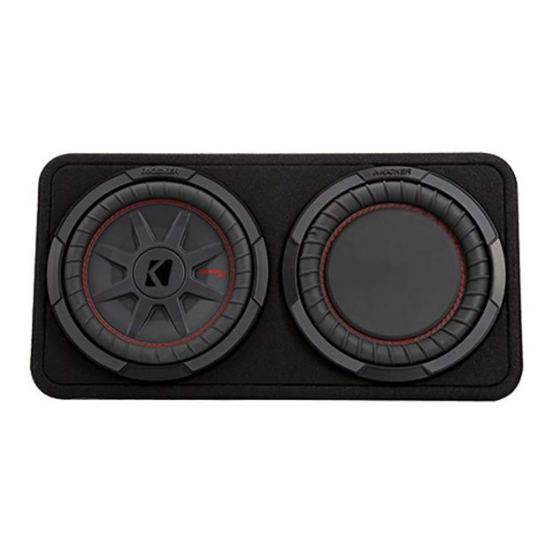 Picture of KICKER TCWRT102 10” CompRT 2-Ohm 400W Loaded Enclosure Subwo