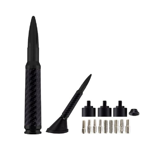 Picture of Metra .50 Caliber Replica Antenna, Black Carbon Fiber Wrap