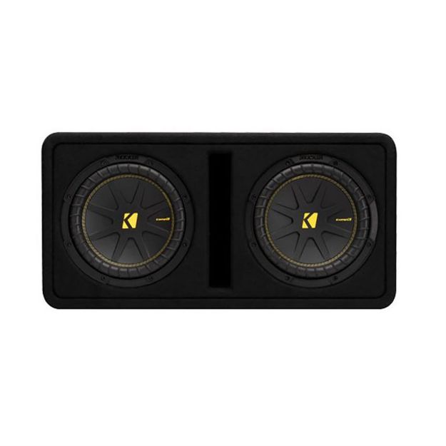 Picture of KICKER Dual CompC 10-inch (25cm) Subwoofers in Vented Enclos