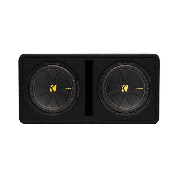 Picture of KICKER Dual CompC 12-inch (30cm) Subwoofers in Vented Enclos