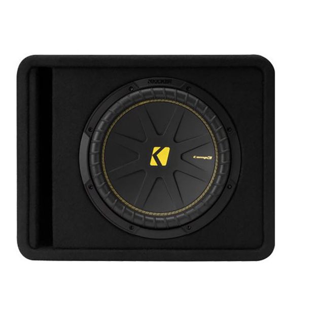 Picture of KICKER CompC 12" (30cm) Subwoofer in Vented Enclosure, 4-Ohm