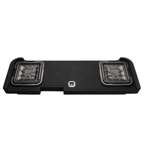 Picture of KICKER L7T Custom Fit Dual 12” (30cm) Subs in Down Firing Enclosure for GM Sierra/Silverado