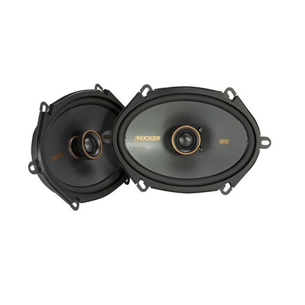 Picture of KICKER KS-Series 6"x8" Coax Speakers with .75" Tweeters, 4-Ohm (Pair)