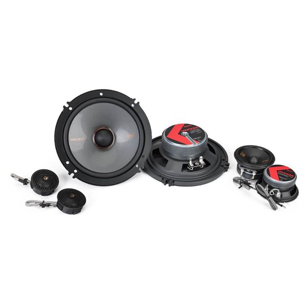 Picture of KICKER KS-Series 6.5" Woofer, 2.75" Midrange and 1" Tweeter, 4-Ohm (Pair)