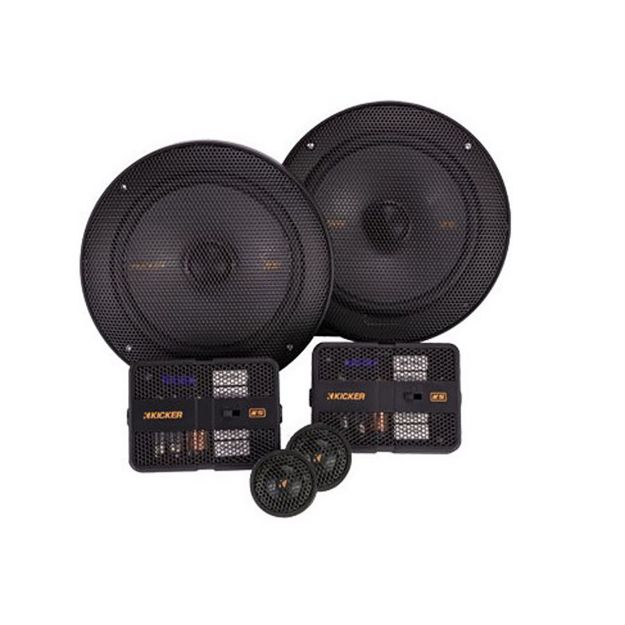 Picture of KICKER KS-Series 6.5" Component System with 1" Tweeters, 4-Ohm (Pair)
