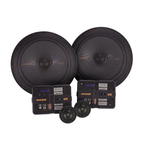 Picture of KICKER KS-Series 6.75" Component System with 1" Tweeters, 4-Ohm (Pair)